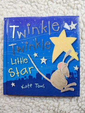 Twinkle Twinkle Little Star Kate Toms Board Book Hardcover Baby Toddler